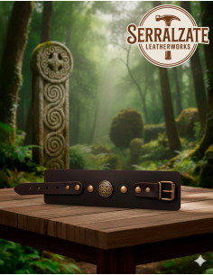 Pulsera nudos celtas ajustable, 1 unidad. Marrón oscura 2