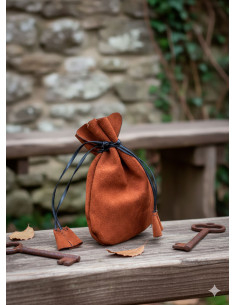 Bolsita monedero limosnera - Naranja tierra 2