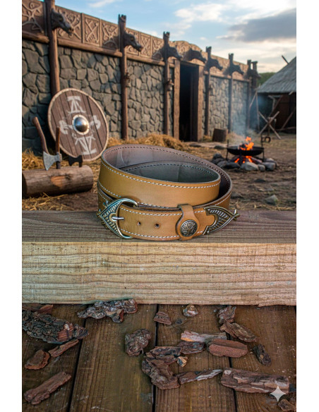 Wikingergürtel Hrothgar - Hellbraun