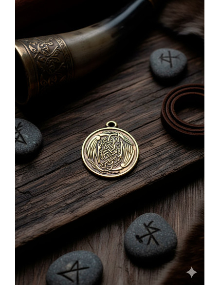 Celtic Wings Pendant - Gyldent