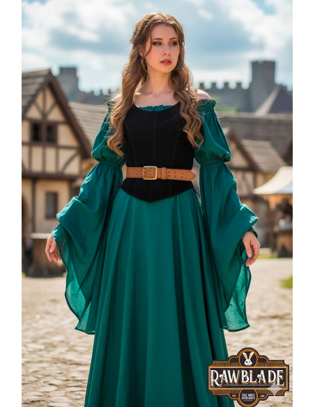 Mittelalterliches Leder-Bustier...