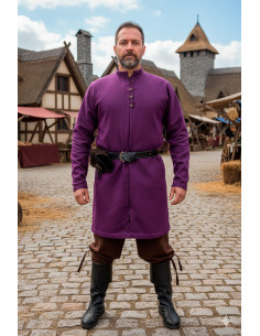 Túnica Medieval Radovan - púrpura 2
