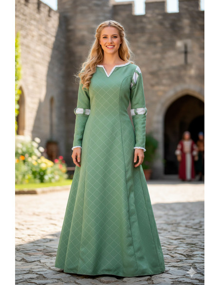 Vestido medieval Merida - Verde