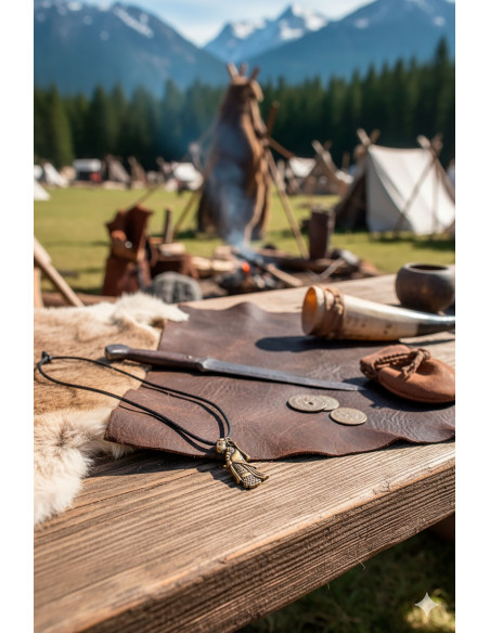 Viking Valkyrie anhæng - Guld