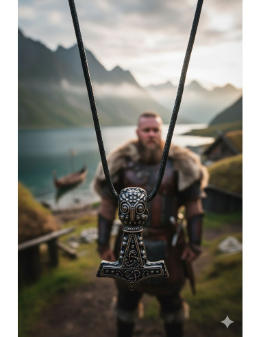 Heiliger Wikinger Anhänger Mjolnir