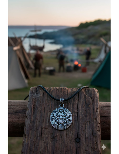 Keltisches Kreuz mit Knoten - Silber