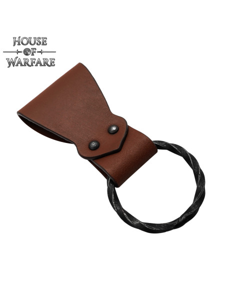 Leder-Tahali mit geflochtenem Ring,...