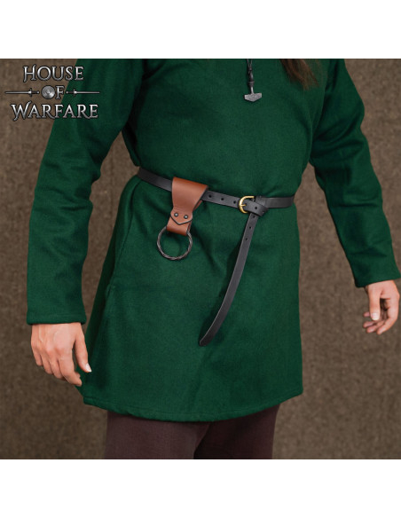 Leder-Tahali mit geflochtenem Ring,...