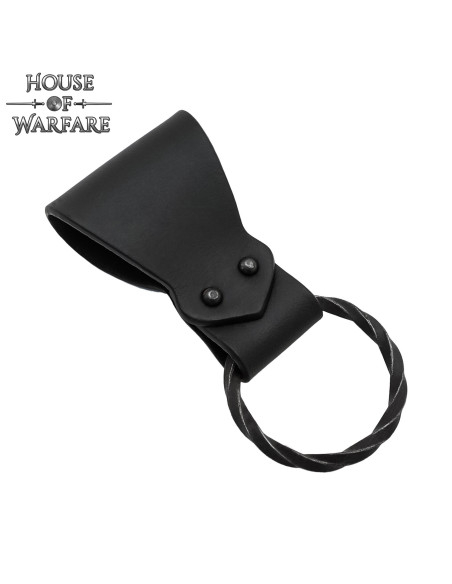 Leder-Tahali mit geflochtenem Ring,...