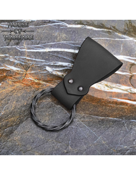 Leder-Tahali mit geflochtenem Ring,...