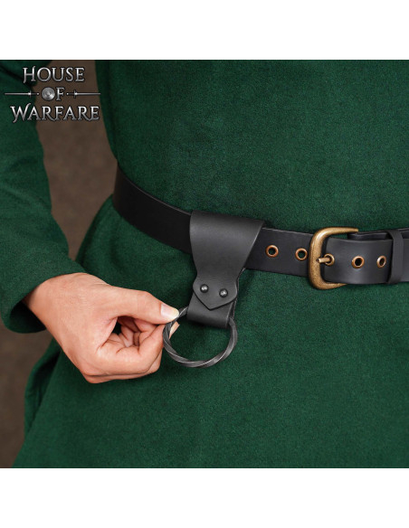 Leder-Tahali mit geflochtenem Ring,...