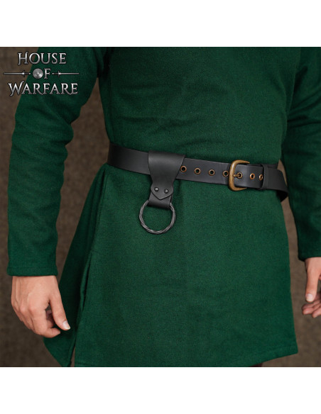 Leder-Tahali mit geflochtenem Ring,...