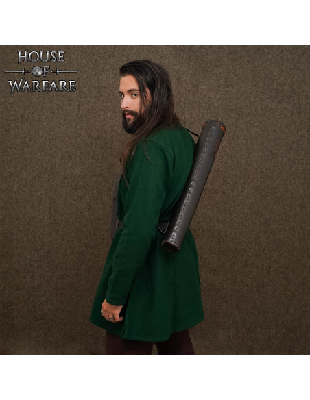 Mittelalterlicher Lederrucksack für...