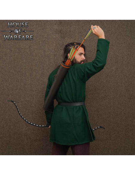 Middeleeuws leren pijlkoker voor de...