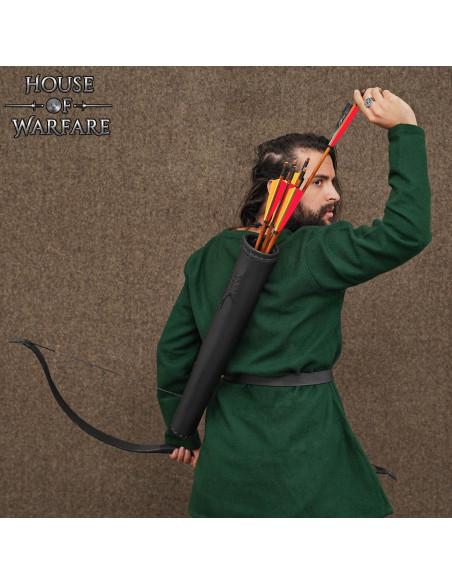 Medieval bueskydning i læder til...