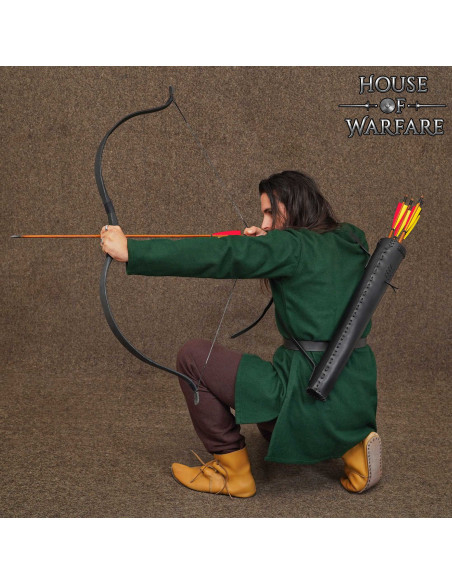 Carcaj medieval en cuero para...