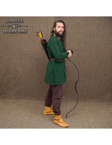 Carcaj medieval en cuero para...