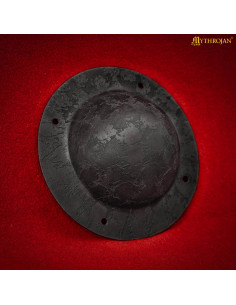 Umbo medieval para escudo nórdico, acero forjado (calibre...