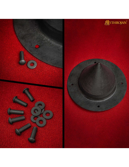 Middelalderknop til tysk skjold,...