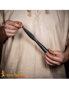 Medieval spydspids i smedet rustfrit stål (21 cm.) 2