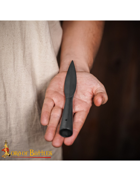 Punta de lanza medieval en acero...