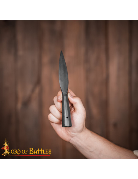 Punta de lanza medieval en acero...