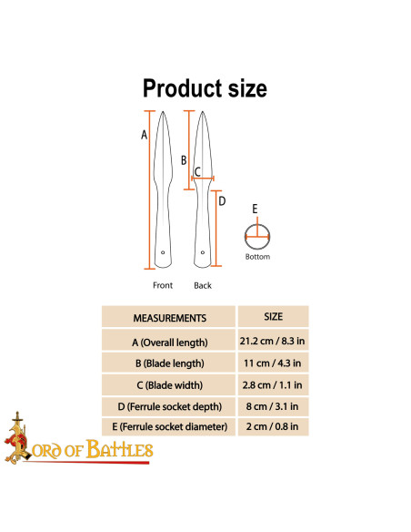 Mittelalterliche Lanzenspitze aus...