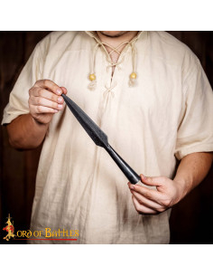 Punta de lanza medieval en acero forjado (29 cm.) 2