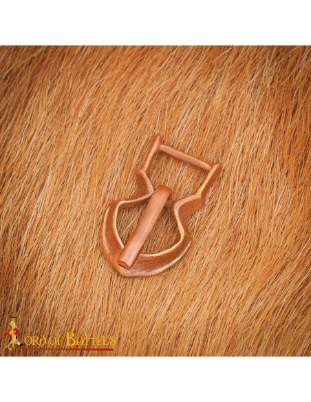 Medieval lille bronze spænde til bælte