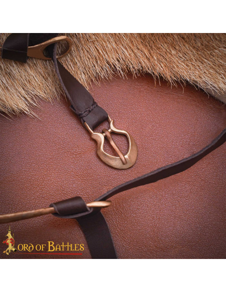 Middeleeuwse kleine bronzen gesp voor...