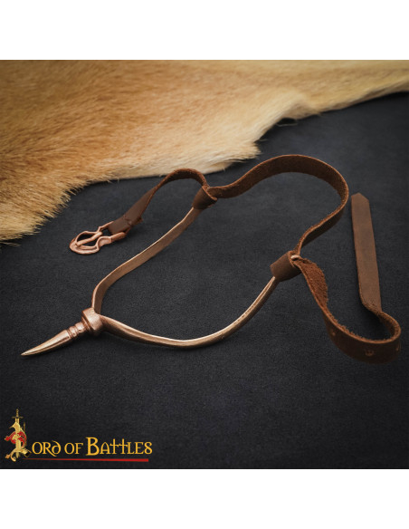 Middeleeuwse kleine bronzen gesp voor...