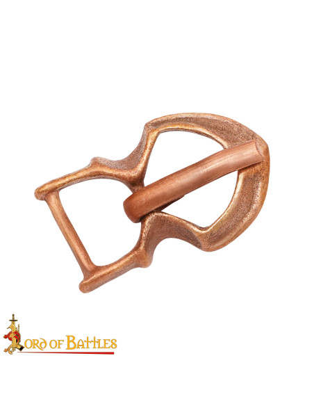 Middeleeuwse kleine bronzen gesp voor...