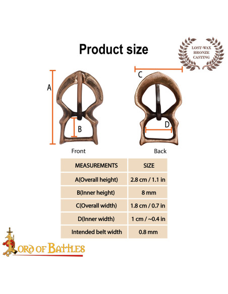 Kleine mittelalterliche Schnalle aus...