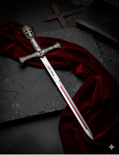 Miniatuurfantasie Albainox Templarius zwaard (17,5 cm.)