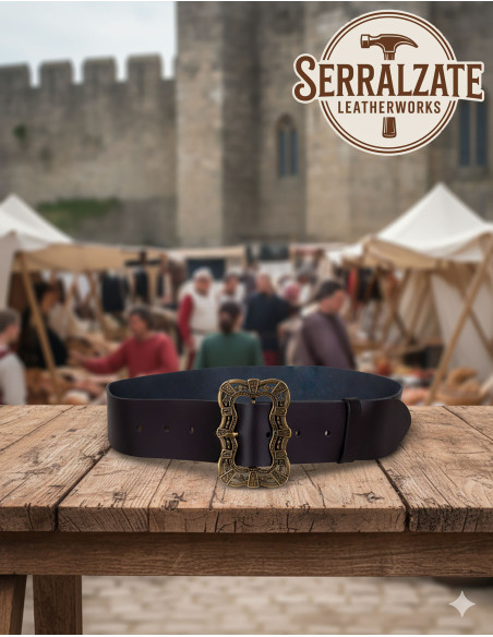 Mittelalterlicher Gürtel Lux - Schwarz