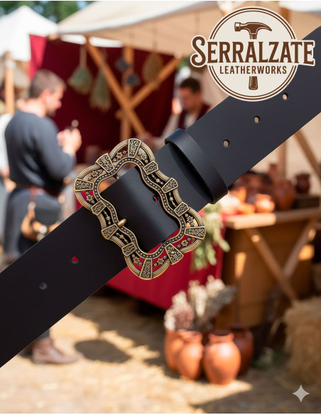 Mittelalterlicher Gürtel Lux - Schwarz