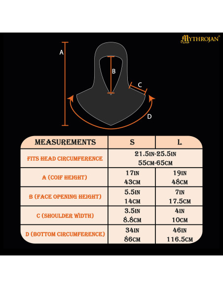Verdugo cota de malla anillas en V,...