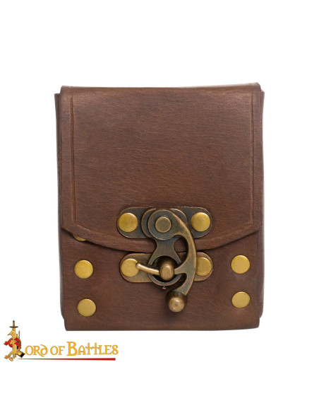 Bolso pequeño en cuero para cinturón,...