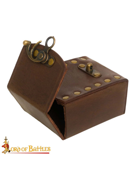 Bolso pequeño en cuero para cinturón,...