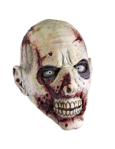 Máscara Zombie cara cortada