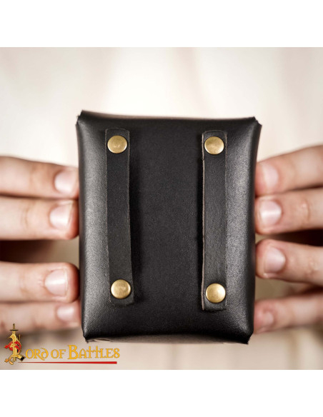 Bolso pequeño en cuero para cinturón,...