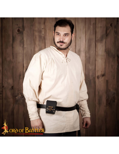 Bolso pequeño en cuero para cinturón,...