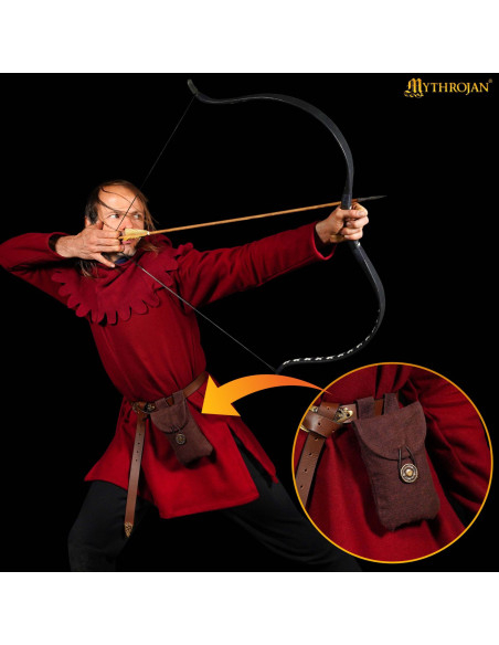 Bolsa limosnera medieval en algodón...