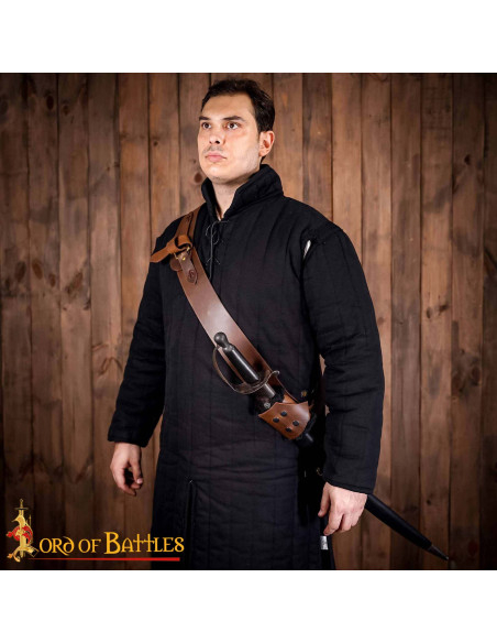 Riem met middeleeuws leren tahali...