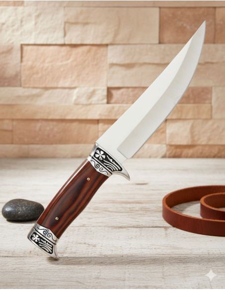 Cuchillo de caza SCK con funda de...