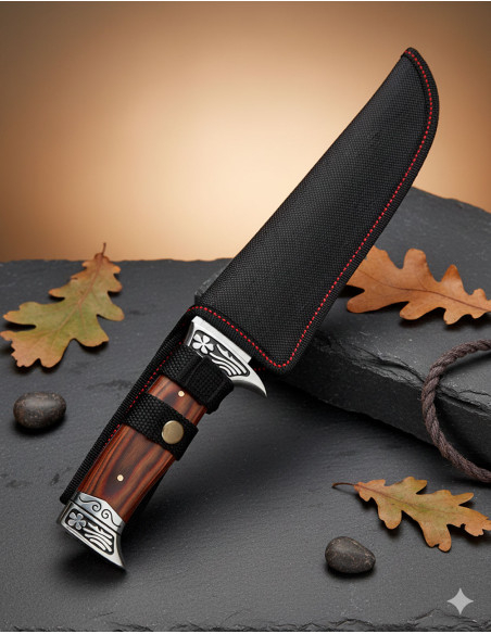 Cuchillo de caza SCK con funda de...