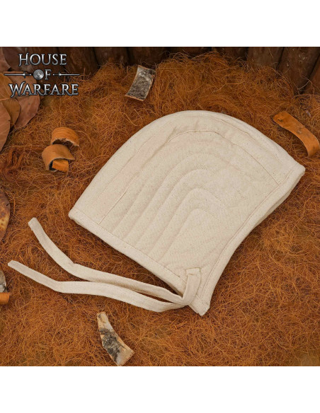 Middelalderspude med fyld, naturlig...