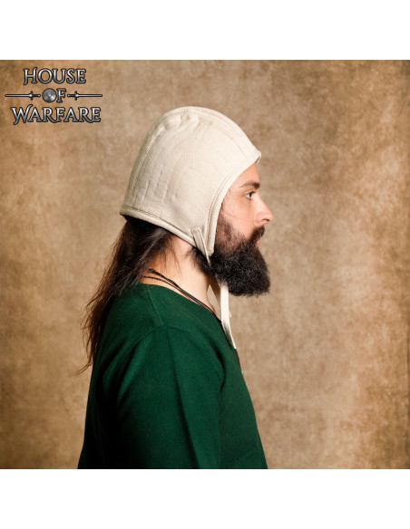 Middelalderspude med fyld, naturlig...