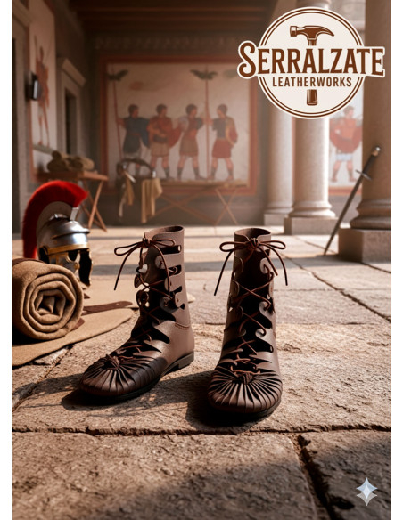 Cáligas o botas de legionario romano... Cáligas o botas de legionario romano...