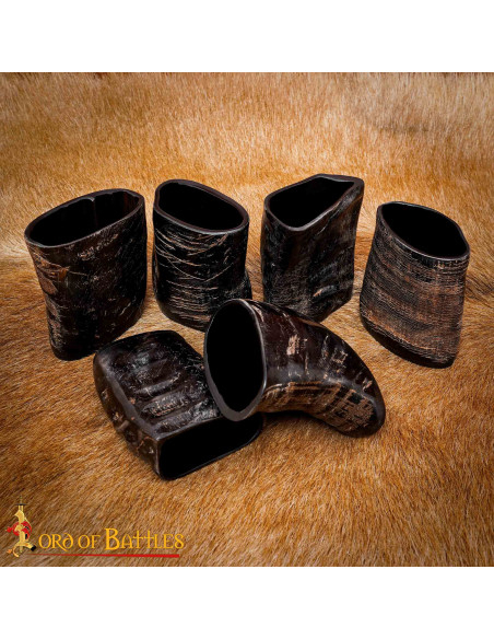 Set 6 vasos medievales en cuerno de...